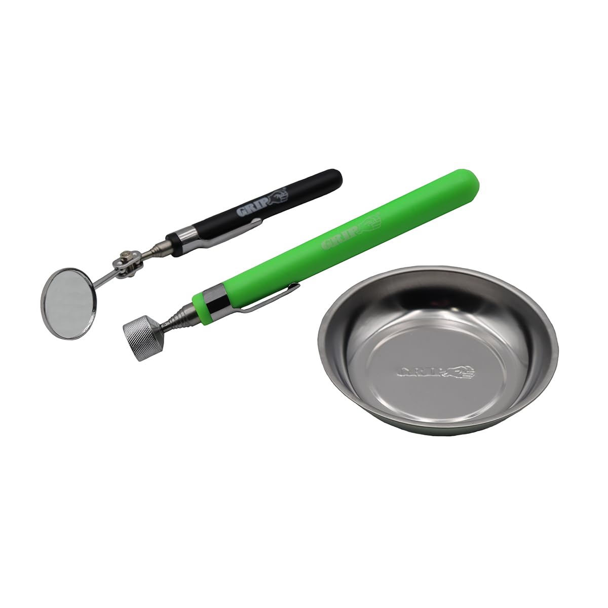 Grip 3 pc Magnetic Tool Set - 5 Pound Magnetic Pickup Tool
